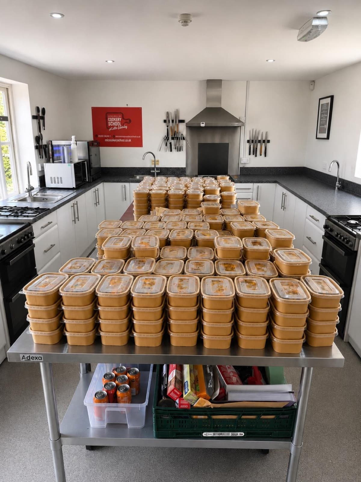 Wilf's Kitchen prep